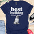 Best bulldog mom ever - V7 - Elegant Pattern T-Shirt